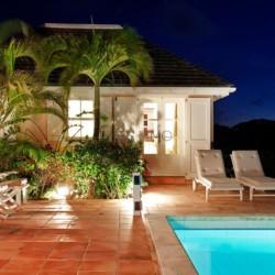 Villa la Le Roc Night St Bart Villa