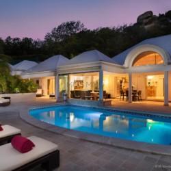 Villa la Rose des Vents Night St Bart Villa