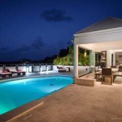 Villa la Rose des Vents Night St Bart Villa