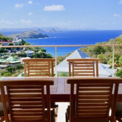 stbarth villa cypraea sea view pool terrace outdoor shower