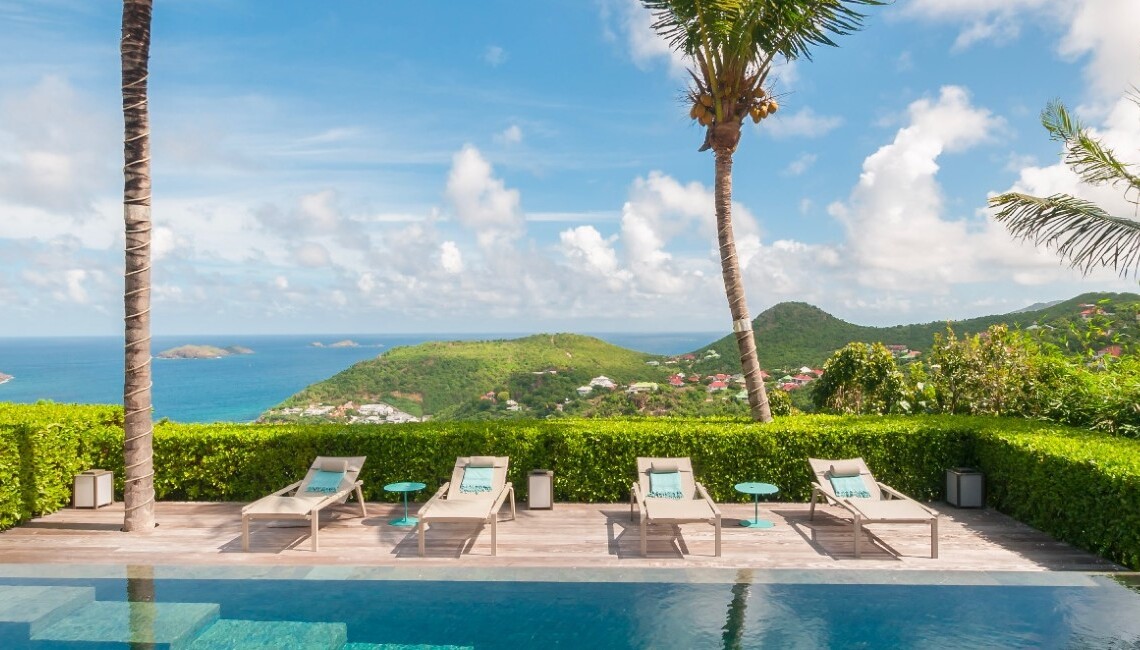 stbarth villa lina sea view terrace