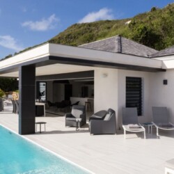 stbarth villa rosedog pool terrace